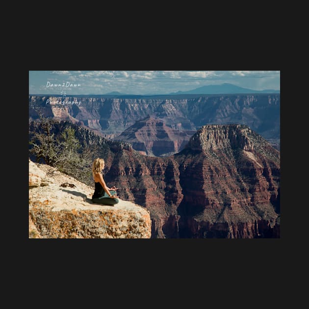 A woman atthe Grand  Canyon by dawn2dawn