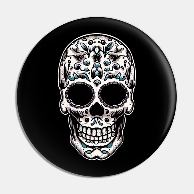 Calavera Pin by Viking shop