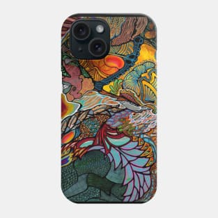 Masked eagle man Phone Case