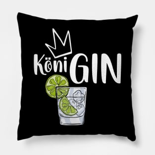 GIN Königin - Geschenk Idee für Gin Verkostungen Pillow