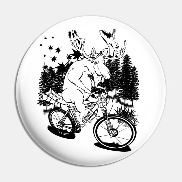 Funny moose cycle touring Pin by mailboxdisco