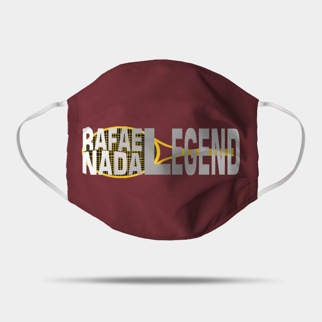 The Legendary Tennis Player Rafael Nadal Tennis Rafael Nadal Mask Teepublic
