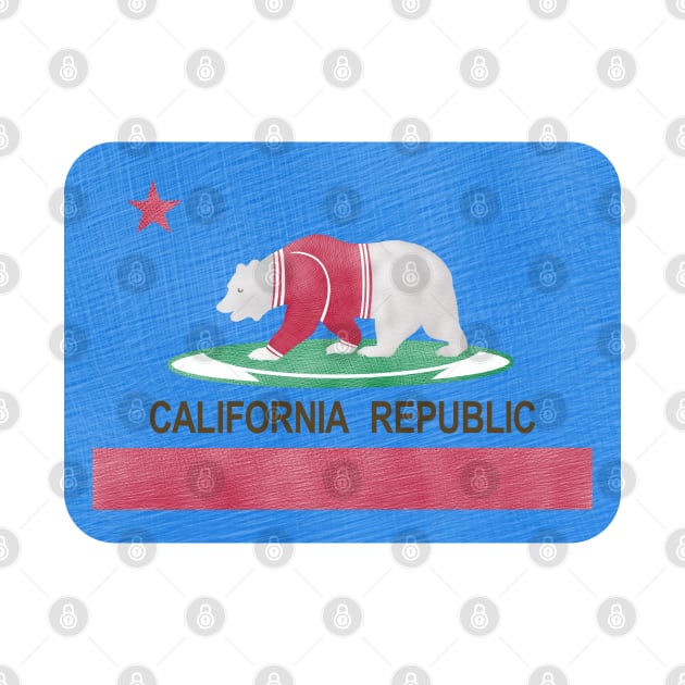 California Rebublic Polar Bear by mailboxdisco