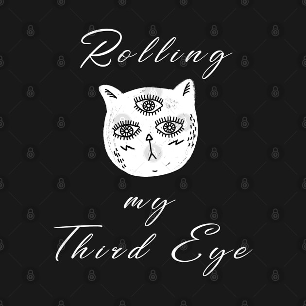 Brooding Cat - Rolling my Third Eye by Lucia