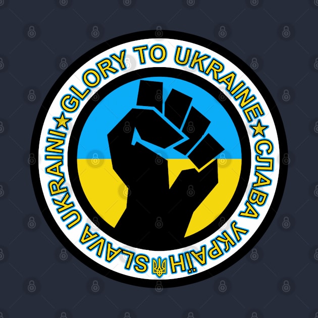 Glory to Ukraine = Slava Ukraini by skittlemypony