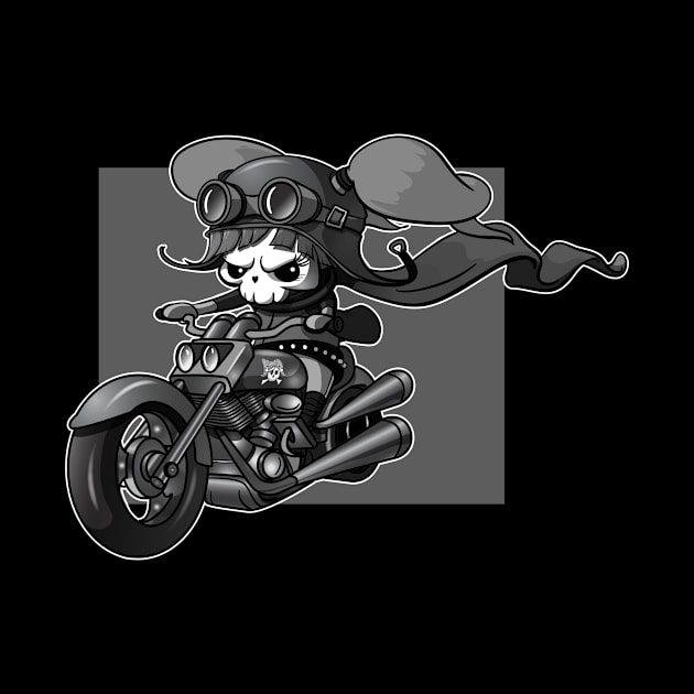 Cupcake Crossbones Biker by cucacb