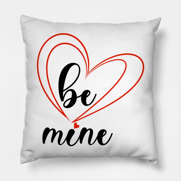 Be mine Pillow by BahArt