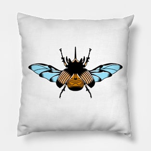 Elephant Beetle Pillow