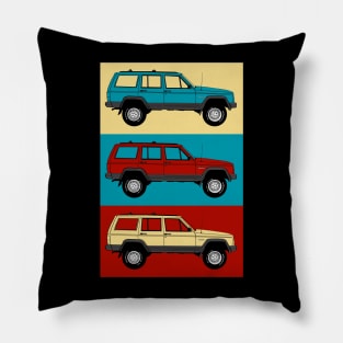 Jeep Cherokee Pop Art ~ Malibu palette Pillow