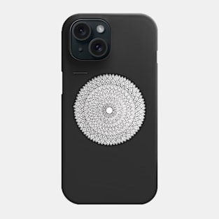 Black Mandala Phone Case