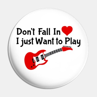 Love GUITAR Pin