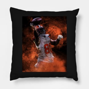 Jarvis Landry Cleveland Sports Art Pillow