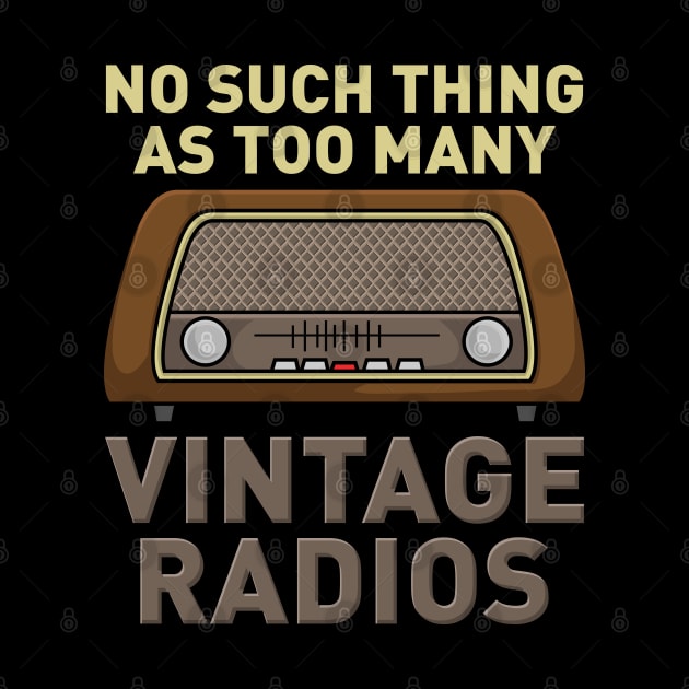 No Such Thing As Too Many Vintage Radios by maxdax