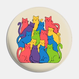 rainbow cats Pin