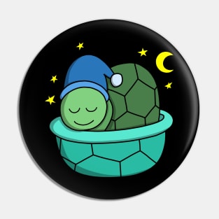 Cute Sleepy Turtle Pin