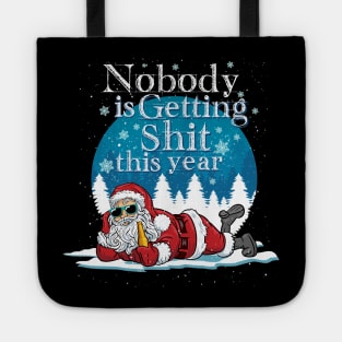 funny santa quarantine christmas 2020 Tote