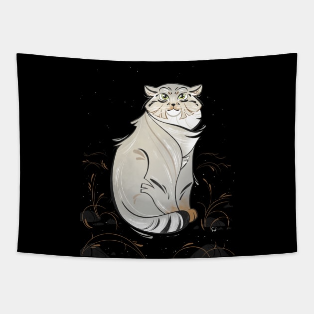 Manul Tapestry by Housepainter