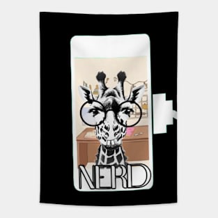 Nerd Giraffe Tapestry