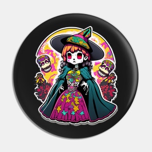 Anime Elegance: La Calavera Catrina Tee Pin