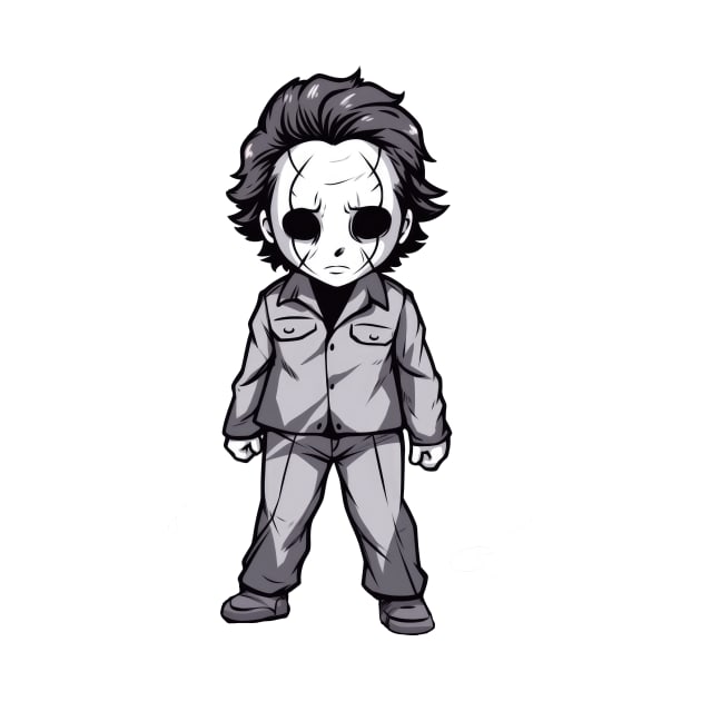 Michael Myers Chibi Style by SundayDonuts