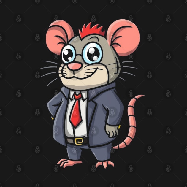 Rat cartoon by Ridzdesign