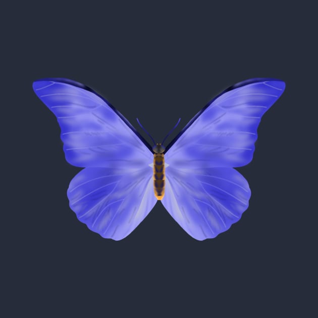 Blue Butterfly by RachelZizmann