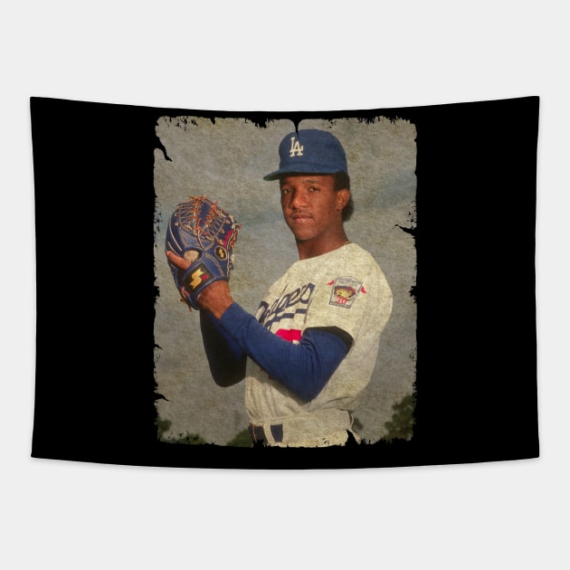 Pedro Martinez - 0 - 1 With a 2.25 ERA, 1992 Tapestry by PESTA PORA