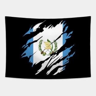 Proud Guatemala Flag, Republica Guatemalan gift heritage, Guatemalan girl Boy Friend Guatemalteco Chapina Tapestry