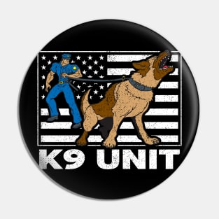 K9 Unit Police Law Enforcement Pin