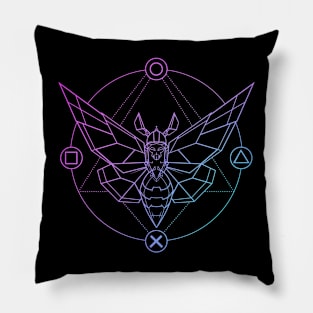 Cyber moth Pillow