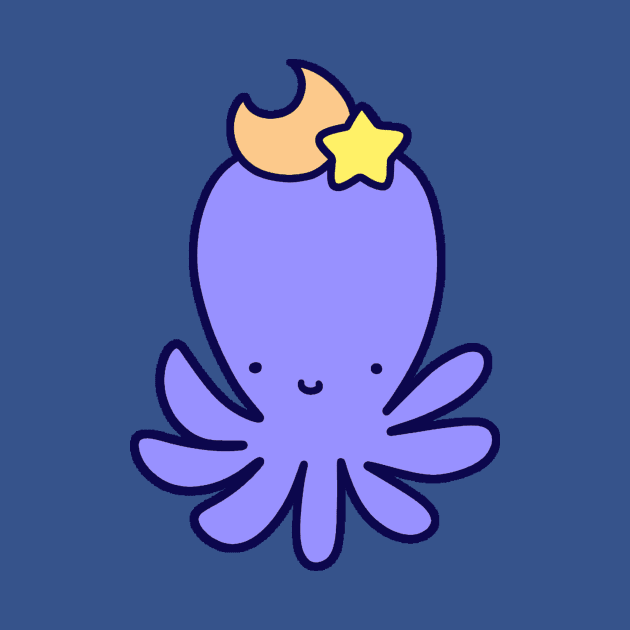 Moon Star Octopus by saradaboru