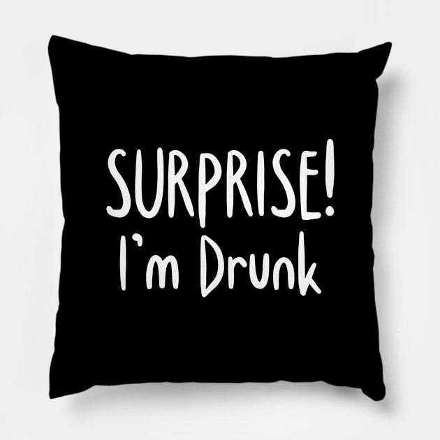 Surprise! I'm Drunk Pillow by jutulen