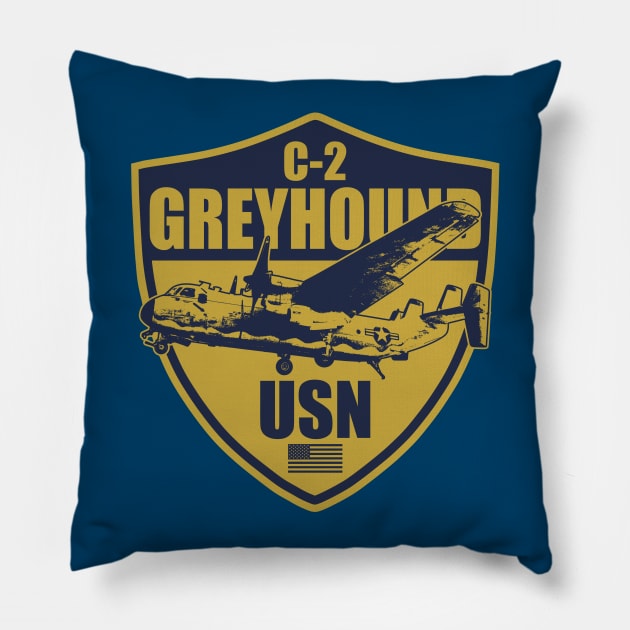 C-2 Greyhound Pillow by TCP