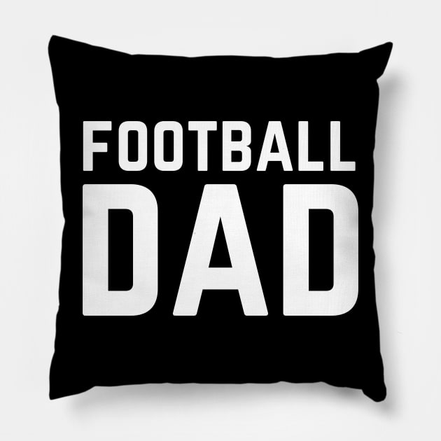 Football Dad Pillow by NICHE&NICHE