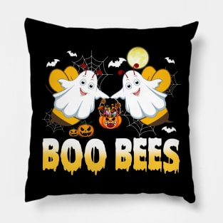 Boo Bees halloween Funny costume for adult women Bee Couple Pillow