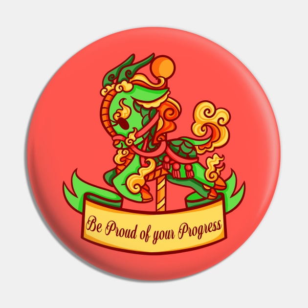 Be proud of your Progress Pin by SharksnDonuts