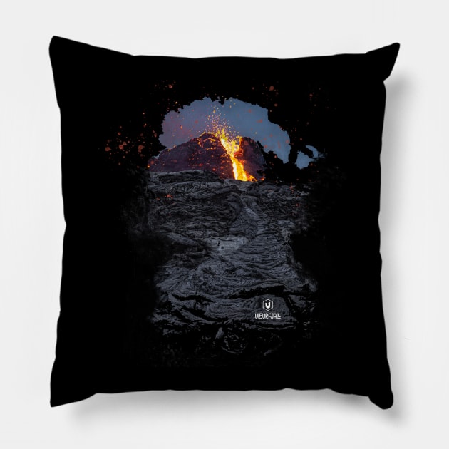 Volcano Iceland Pillow by Ulfurfjall