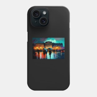 Buckingham Palace on a rainy evening - Part I Phone Case