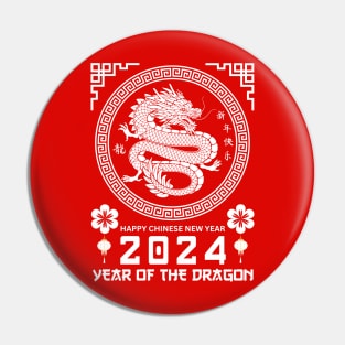 2024 Year of the Dragon Chinese Lunar New Year 2024 Pin