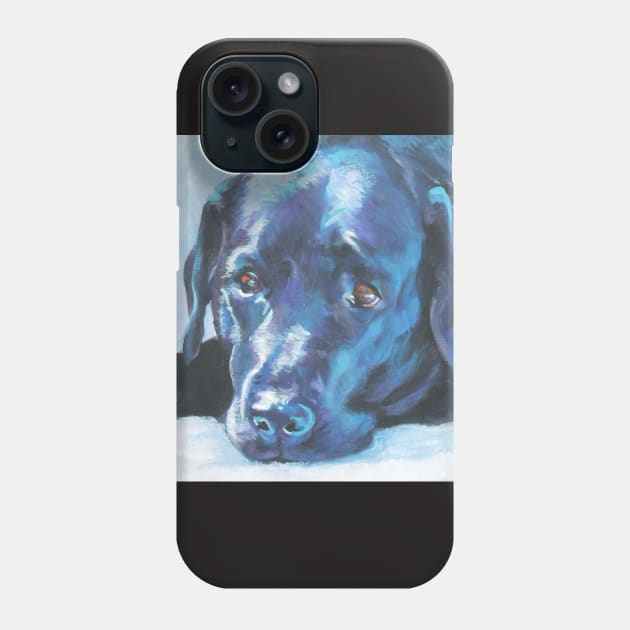 Labrador Retriever Fine Art Painting Phone Case by LASHEPARD