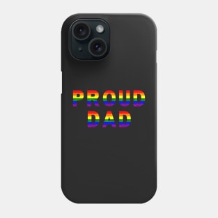 Proud dad lgbtq+ Phone Case