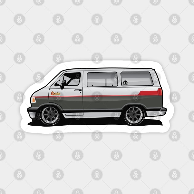 1994 Dodge Van Magnet by RBDesigns