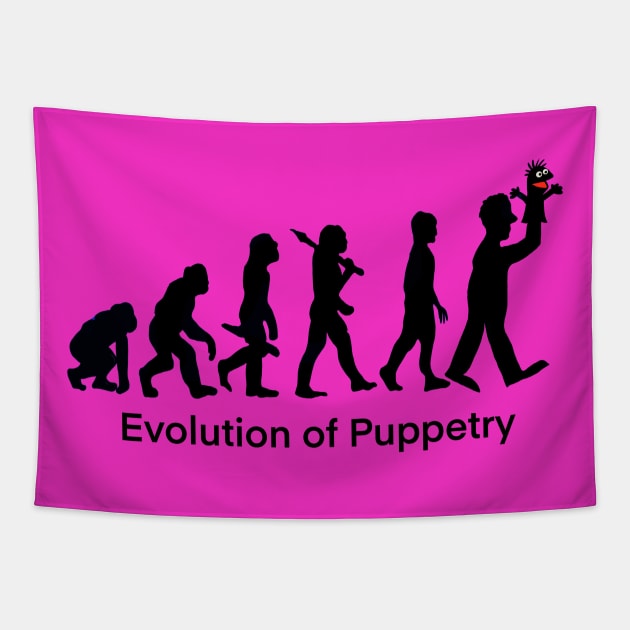 Evolution of puppetry Tapestry by wolfmanjaq