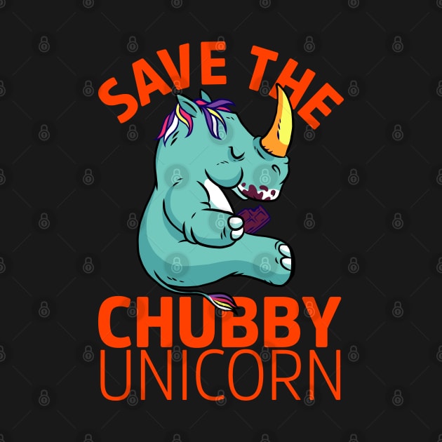 Save The Chubby Unicorn by dirtbikeart