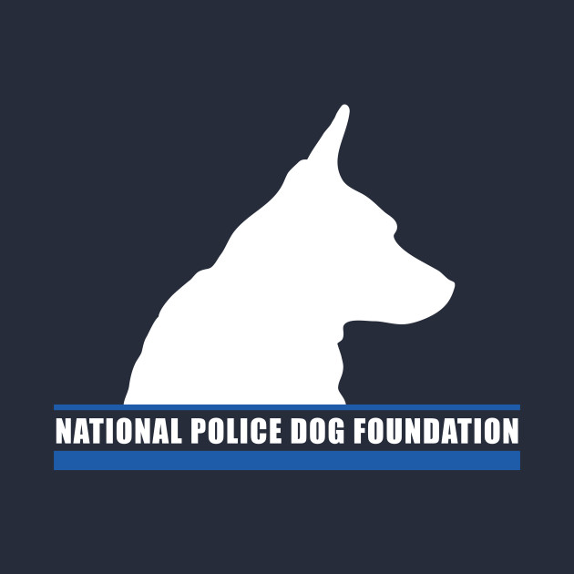 K9 White Outline 2 by National Police Dog Foundation