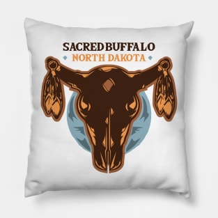 Sacred Buffalo Collection - Buffalo Skull n°5 Pillow