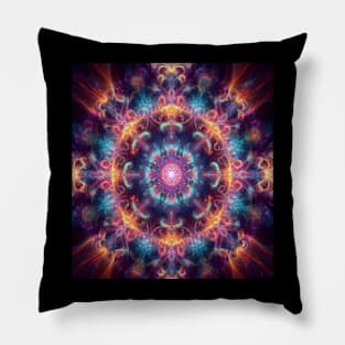 trippy artwork Pillow