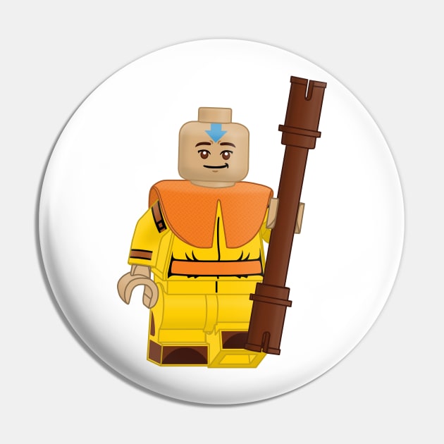 Lego Aang Pin by ovofigures