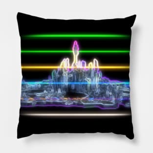 Neon Atlantis Shirt Pillow