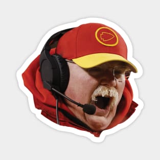 Frozen Moustache Andy Reid Chiefs Magnet